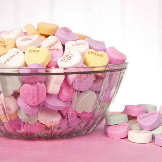 Brach's Tiny Conversation Hearts – Colorful Valentine's Day Candy Buffet Display, 14 oz Bulk Heart Shaped Treats