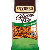Snyder's of Hanover Gluten Free Pretzels – Safe Peanut-Free Classroom Snack for Playdates and After-School, 8 oz