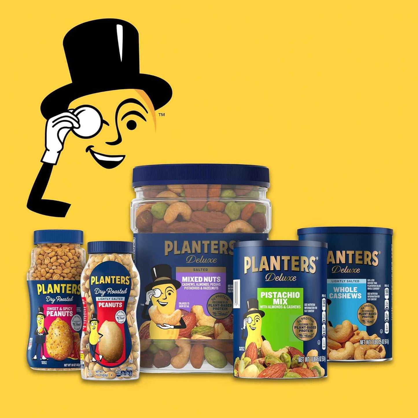 PLANTERS Salted Pecans – Road Trip Snack for the Car Cup Holder, 7.25 oz Single-Serve Pack