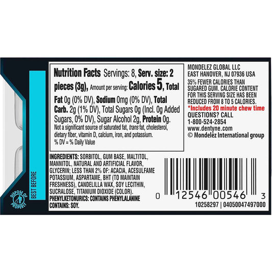 Dentyne Ice Winter Chill Sugar-Free Chewing Gum – Holiday Stocking Stuffer and Small Gift Idea for Coworkers