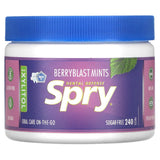 Spry Xylitol Berry Blast Mints Sugar Free Candy - Dentist-Approved Lunchbox Treat for Kids' Lunchboxes, 45 Count
