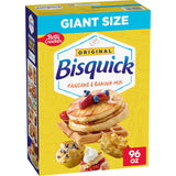 Betty Crocker Bisquick Original Mix – Quick Morning Pancake Prep for Busy Student Schedules, 96 oz Giant Box