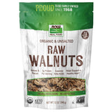 NOW Foods Organic Walnuts Raw Unsalted – Peanut Free Facility with 8 Month Freshness Guarantee