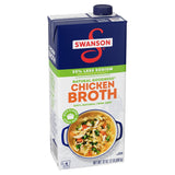 Swanson Natural Goodness Lower Sodium Chicken Broth – Ready-to-Pour Flavor Base for Efficient Meal Prep