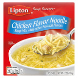 Lipton Recipe Secrets Instant Chicken Noodle Soup Mix – Clutter-Free Pantry Staple for Intentional Kitchens, Two Pre-Portioned Packets
