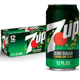 7UP Diet Lemon-Lime Soda, 12 Oz Cans – Sugar-Free Refreshment for Calorie-Conscious Self-Care