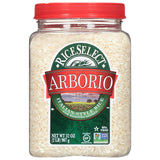 RiceSelect Arborio Rice for Italian Risotto, Premium Single-Grain Inspected Risotto Rice for Elevated Home Dining, 32-Ounce Jar