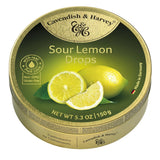 Cavendish & Harvey Sour Lemon Hard Candy Drops – Wind-Down Ritual Candy, Naturally Sourced Real Fruit Juice Drops