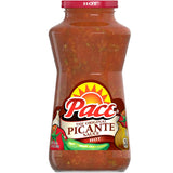 Pace Hot Picante Sauce – Portable 16 oz Jar for Camping, Tailgating & Outdoor BBQs