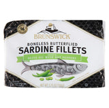 Brunswick Boneless Butterflied Sardine Fillets – Omega-3 Rich Protein for Self-Care Routines