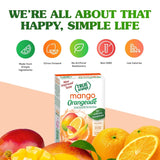 True Citrus Mango Orangeade Stevia Water Flavoring - 10 Calorie Sugar Conscious Beverage for Clean Eating Lifestyles