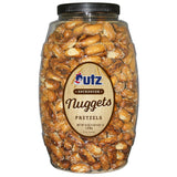 Utz Sourdough Pretzel Nuggets 52 oz Barrel – Guilt-Free Zero Cholesterol Late Night Snack with Peanut Butter Filling