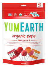 YumEarth Organic Lollipops – Classroom Party Candy for Kids with Food Allergies, Bulk 40 Count