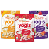 Happy Baby Organics Yogis – USDA Organic Freeze-Dried Yogurt Snack for Clean-Label Families, 1 oz Variety Pack