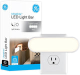 GE Ultrabrite LED Light Bar Night Light – Dusk-to-Dawn Hallway and Staircase Safety Light, Cool-Touch LED
