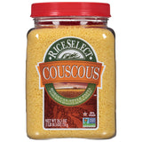 RiceSelect Couscous – Reusable Jar Pantry Staple for Clutter-Free Kitchens, 5-Minute Steamed Side