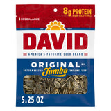 DAVID Jumbo Sunflower Seeds Original – Family Snack for Game Night and Movie Nights