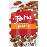 Fisher Praline Pecans, 5.5 oz Resealable Pouch — Sweet Holiday Gift for Her, Stocking Stuffer and Hostess Present