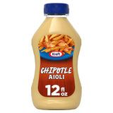Kraft Chipotle Aioli 12 fl oz Squeeze Bottle — 5-Minute Weeknight Dinner Upgrade for Busy Parents and Home Office Lunches
