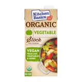 Kitchen Basics Organic Vegetable Stock – Fast Weeknight Cooking Base for Busy Home Offices, 32 oz