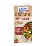 Kitchen Basics Organic Beef Stock – Thoughtful Pantry Gift for Home Cooks and Housewarming Celebrations