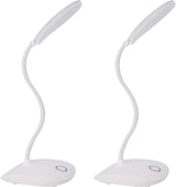 DEEPLITE Minimalist LED Lamp – Cordless Touch Lamp for Clean Desk Aesthetic, USB Rechargeable Neutral Modern Light