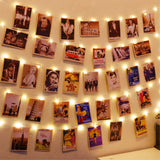 HXWEIYE 120LED Photo Clip String Lights – Sentimental Birthday Gift for Her with Polaroid Display and Warm Glow