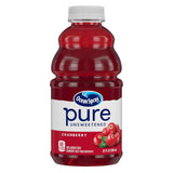 Ocean Spray® Pure Unsweetened Cranberry Juice – Versatile Fridge Staple for Cooking, Baking, and Cocktails, 32 Fl Oz