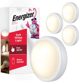 Energizer LED Tap Light 4-Pack – Clean-Line Wireless Lighting for Clutter-Free Closets and Under-Cabinet Spaces