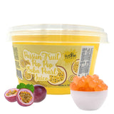 Fusion Select Strawberry Popping Boba Pearls – Real Fruit Juice Topping for Mindful Brunch and Mimosas