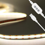 PAUTIX 5V COB LED Strip Light – Tool-Free USB Lighting for Clean, Clutter-Free Walls and Undisturbed Minimalist Interiors