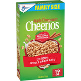 Apple Cinnamon Cheerios, Whole Grain Oats Breakfast Cereal for a Heart Healthy Low Cholesterol Diet, Office Bowl