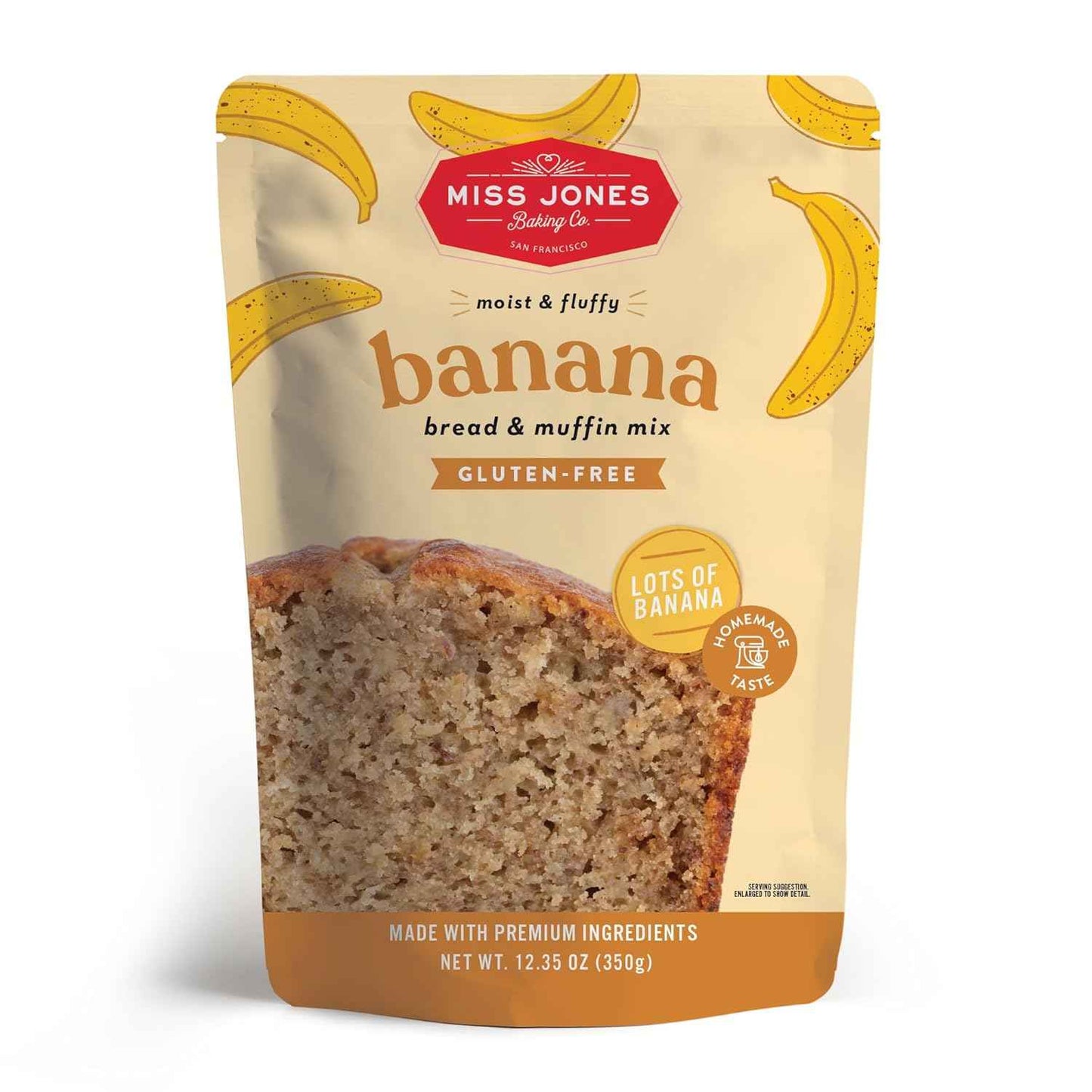 Miss Jones Baking Banana Bread & Muffin Mix - Thoughtful Vegan Gluten-Free Gift for the Health-Conscious Home Baker