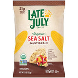 Late July Organic Sea Salt Multigrain Tortilla Chips – School Lunchbox Snack for Gluten-Free Vegan Families