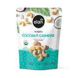 Elan Organic Coconut Cashews – Allergen-Friendly Lunchbox Snack for School-Age Kids, 5.6 oz