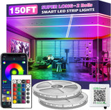 HiLighting 300FT LED Strip Lights Flameless and Cool to Touch – Safer Alternative to Candles for Kids Bedroom and Pet Friendly Homes