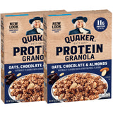 Quaker Simply Granola Honey & Raisin Twin Pack – Quick Desk-Side Snack for Focused Workdays