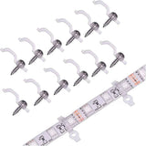 LuminTech 100 Pack LED Strip Mounting Kit – Complete DIY Project Supply with 100 Magnetic Screws