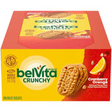belVita Cranberry Orange Breakfast Biscuits – Grab-and-Go Commute Fuel for Back-to-Back Meetings, 14.08 oz Box