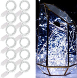 WATERGLIDE Thin Wire Fairy Lights – 7 ft Subtle LED Strand for Intentional Minimalist Bedroom Decor, Warm White