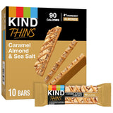 KIND THINS Caramel Almond & Sea Salt – 100-Calorie Desk Snack for Focused Workdays and Study Sessions