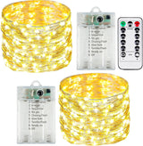 Avaspark Battery Fairy Lights 3-Pack – Cool-to-Touch Nursery and Kids Room Decor with Auto Timer for Worry-Free Nights