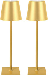 LumaGlow Rechargeable Lamp Set – Romantic Housewarming Gift for Couples, 2-Pack Dimmable Warm Light