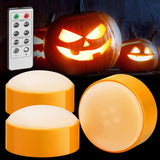 Luditek LED Pumpkin Lights – Nursery Night Light for Toddlers, Cool Touch Battery Lamp