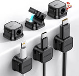 JOYROOM Magnetic Cable Clips 6 Pack, Practical Housewarming Gift for New Homeowners Who Love an Organized Space