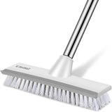 SetSail 51 Inch Long Handle Deck Brush – Heavy Duty Patio and Balcony Scrubber with Stiff Bristles for Outdoor Surface Cleaning