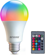 LuminWick Dimmable Color Bulb – Bath Time Wind-Down Light with 16 Soothing Colors and Warm White 6500K