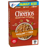 Cheerios Hearty Nut Medley Maple Cinnamon – Better-for-You Cereal Swap for Heart-Conscious Homes, 13 Vitamins and Minerals, 20 oz
