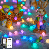 JMEXSUSS 100 LED Globe String Lights – Shatterproof Kids Room Decor, Safe Nursery and Playroom Lighting with Remote and Timer