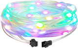 Adecorty Waterproof LED String Lights – Patio & Garden Accent Lighting, IP65 USB Cuttable 33ft